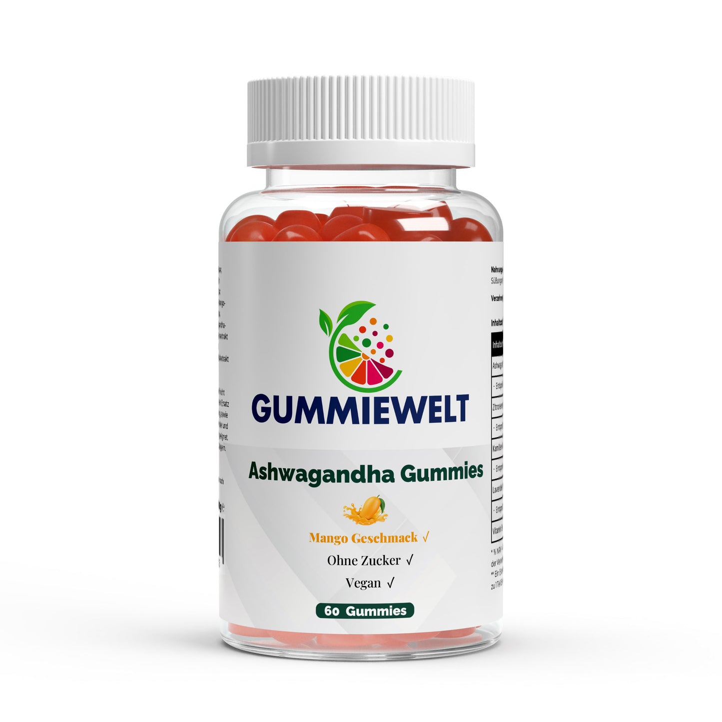 Ashwagandha + Vitamin B6 Gummies - 60 pcs.