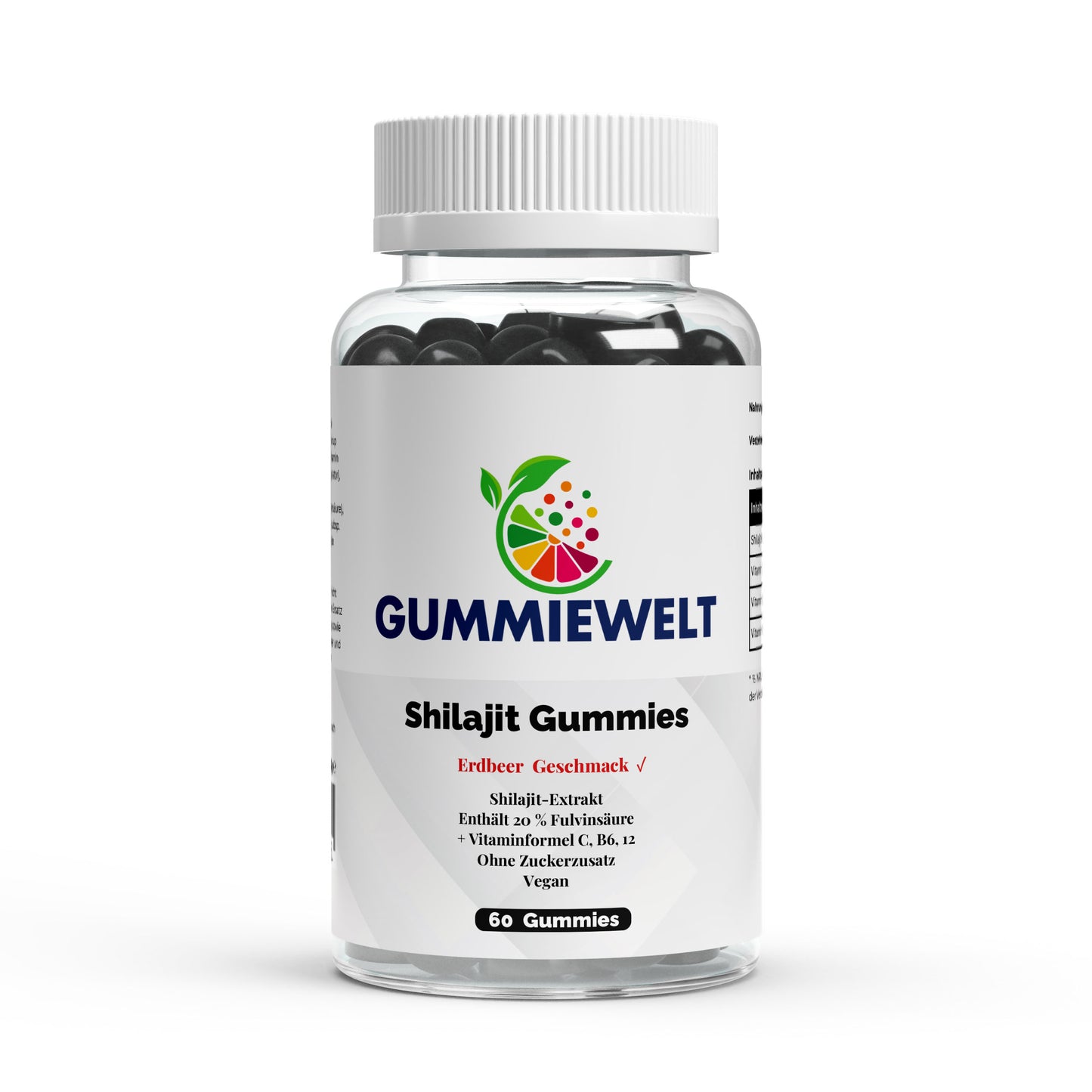 Shilajit Gummies + Vitamin C, B6, B12 - 60 pcs.