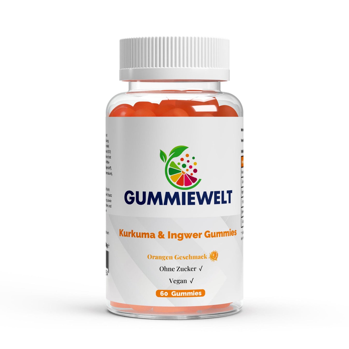 Turmeric + Ginger + Black Pepper Gummies - 60 pcs.