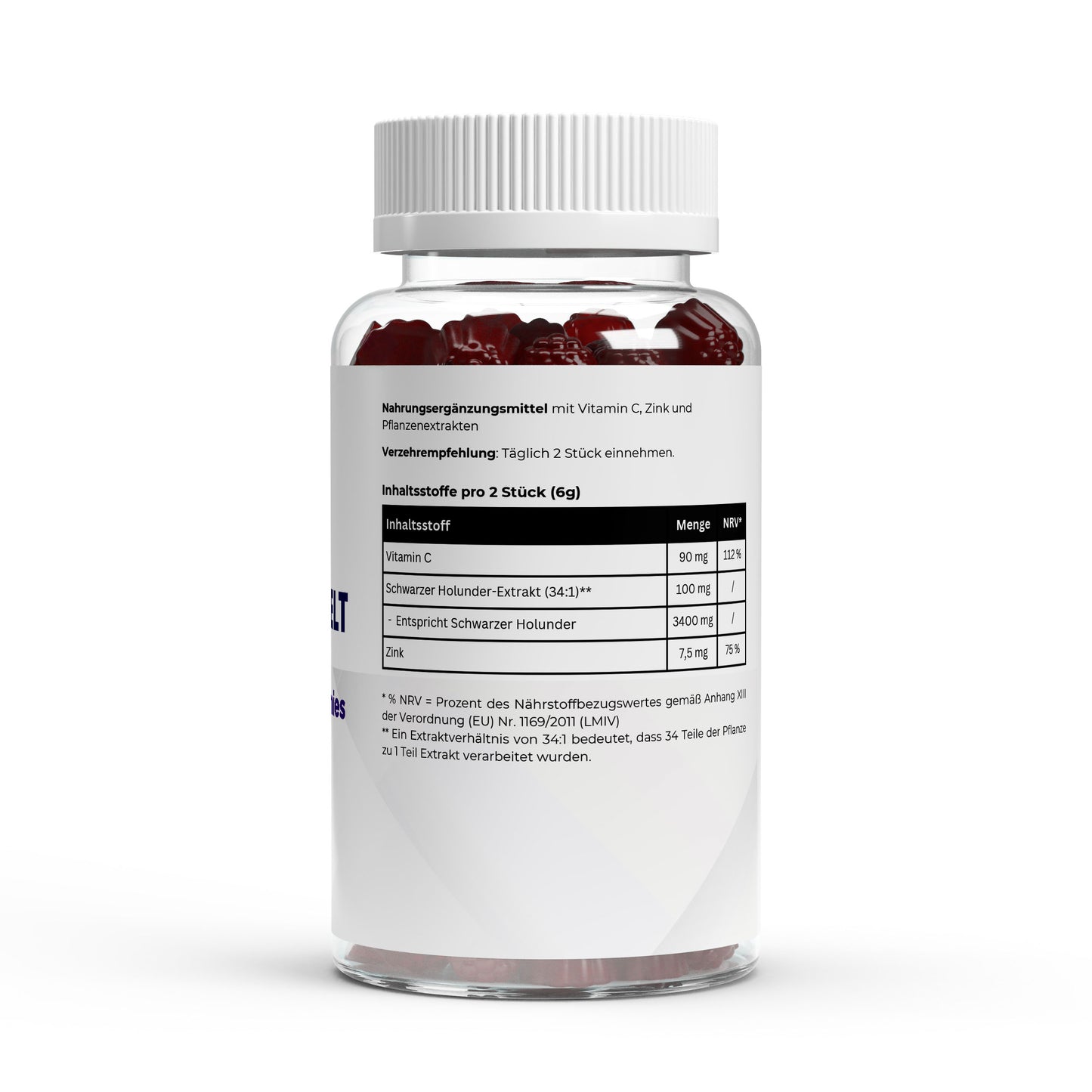 Elderberry + Vitamin C + Zinc Gummies - 60 pcs.
